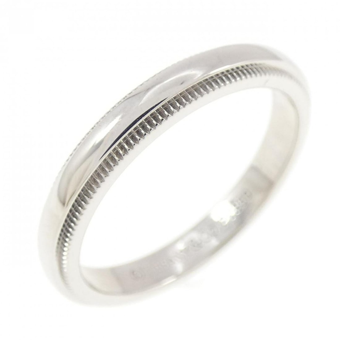 Tiffany & Co. Milgrain Ring: --- Catalog ---Category: SizeJP Size: 12.5US Size: 6.5Category: DesignType: Band ringColor: PlatinumGender: WomenMaterial: Platinum 950Category: GeneralBrand: Tiffany--- Item List ---Section: