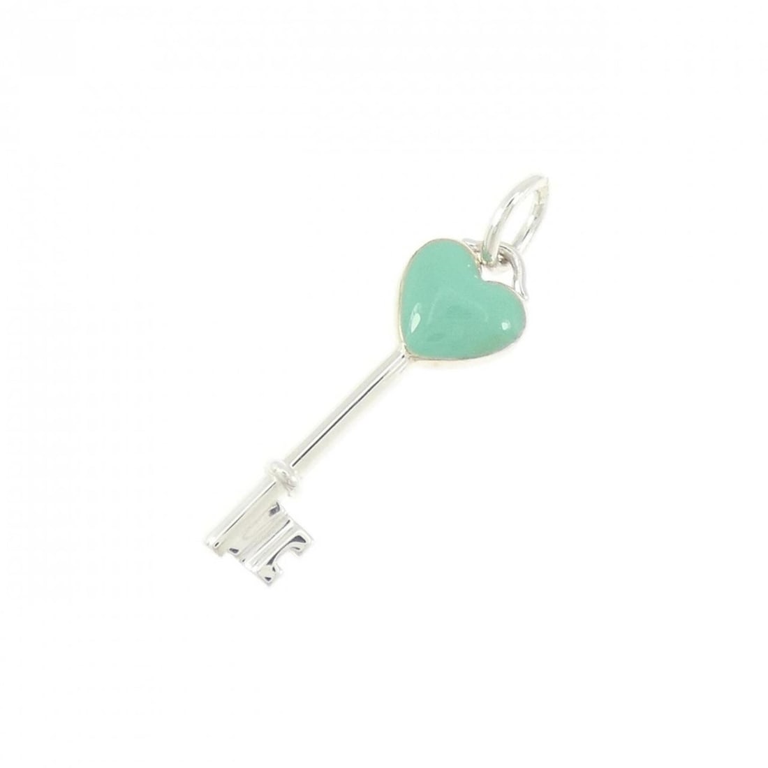 Tiffany Heart Key Mini Pendant: --- Catalog ---Category: SizePendant Size: 32.3mm x 8.8mm / 1.27'' x 0.34''Category: DesignColor: SilverGender: WomenMaterial: Silver 925Stone Color: GreenPendant Type: PendantNecklace Type: