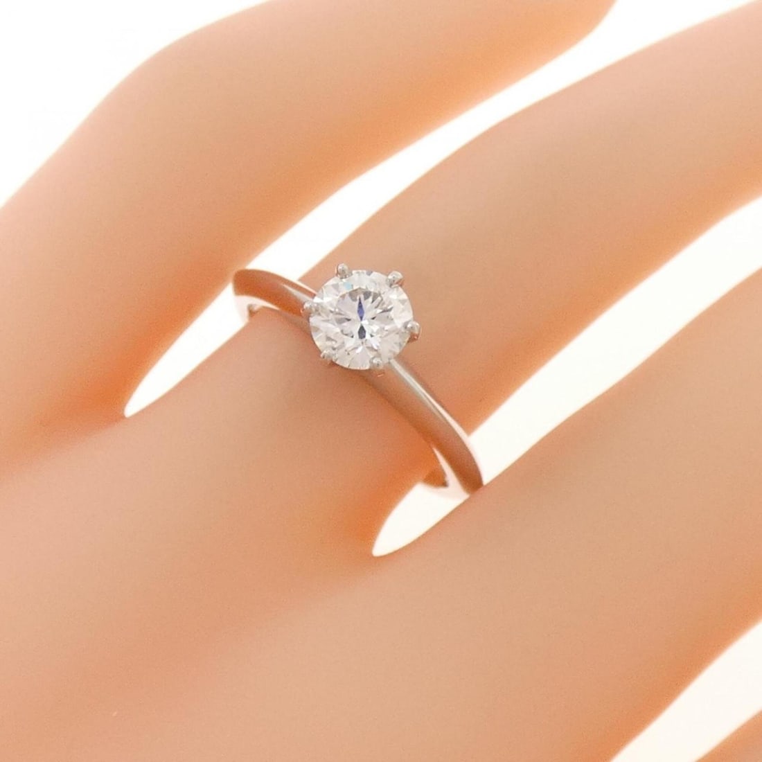 Tiffany Classic Solitaire Ring 0.62ct H VS1 3EXT - 5