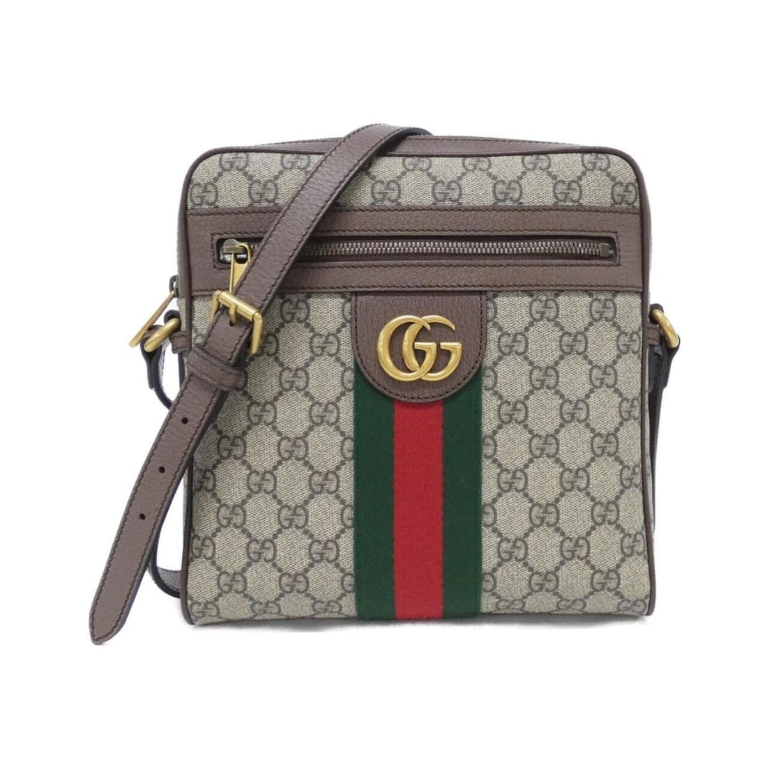 Gucci OPHIDIA 547926 96IWT Shoulder Bag: --- Catalog ---Category: SizeSize (HxWxD): 24cm x 23cm x 5cm / 9.44'' x 9.05'' x 1.96''Category: DesignType: Shoulder bagColor: Beige, BrownGender: Men,WomenMaterial: GG Supreme , Leather Hardware