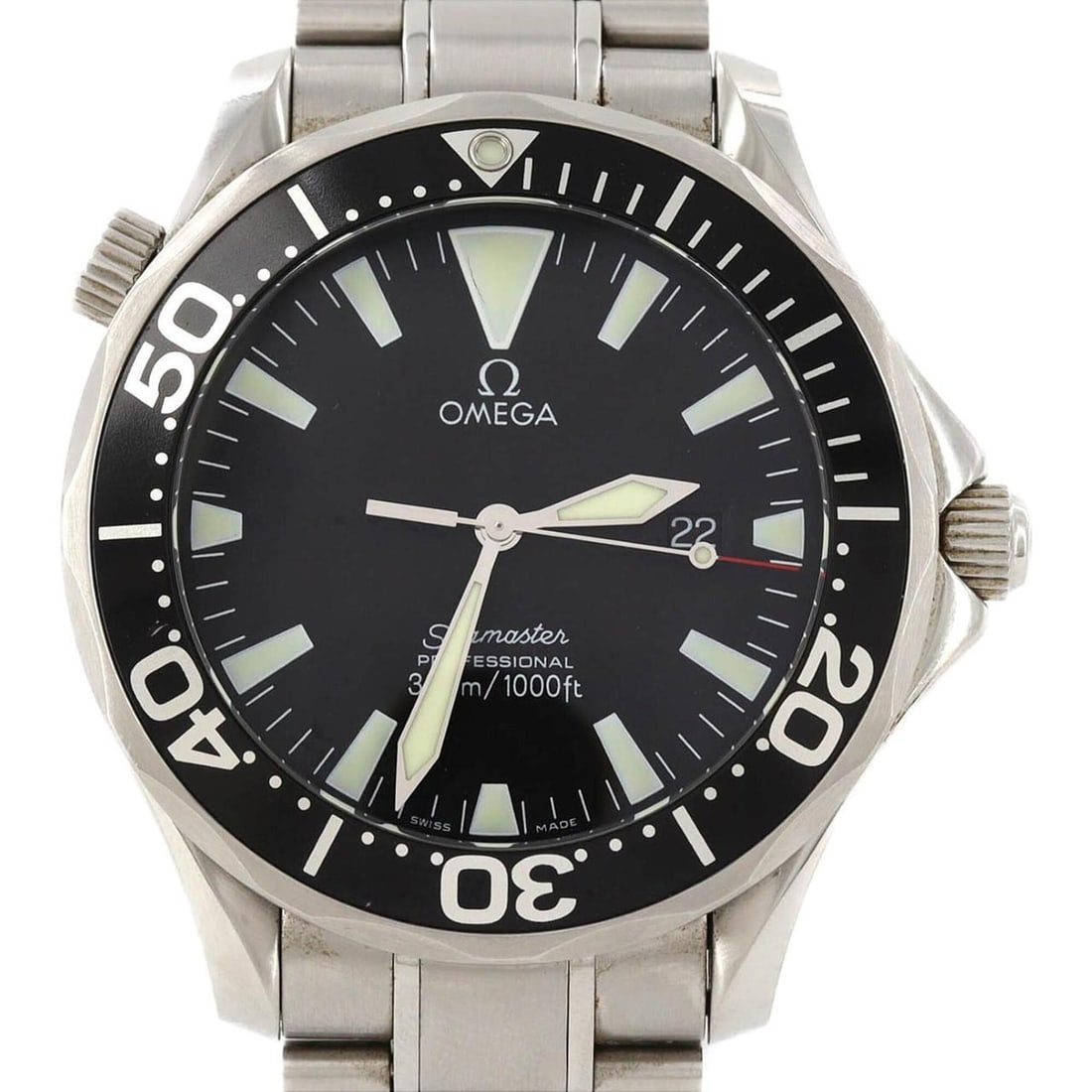 Omega Seamaster Professional 2264.50 Stainless Steel Quartz Watch: --- Catalog ---Category: SizeWrist Size: 15cm / 5.9''Case Diameter: 41mm / 1.61''Category: DesignType: WristwatchGender: MenColor (Dial): BlackMaterial (Band): Stainless steelMaterial (Case):