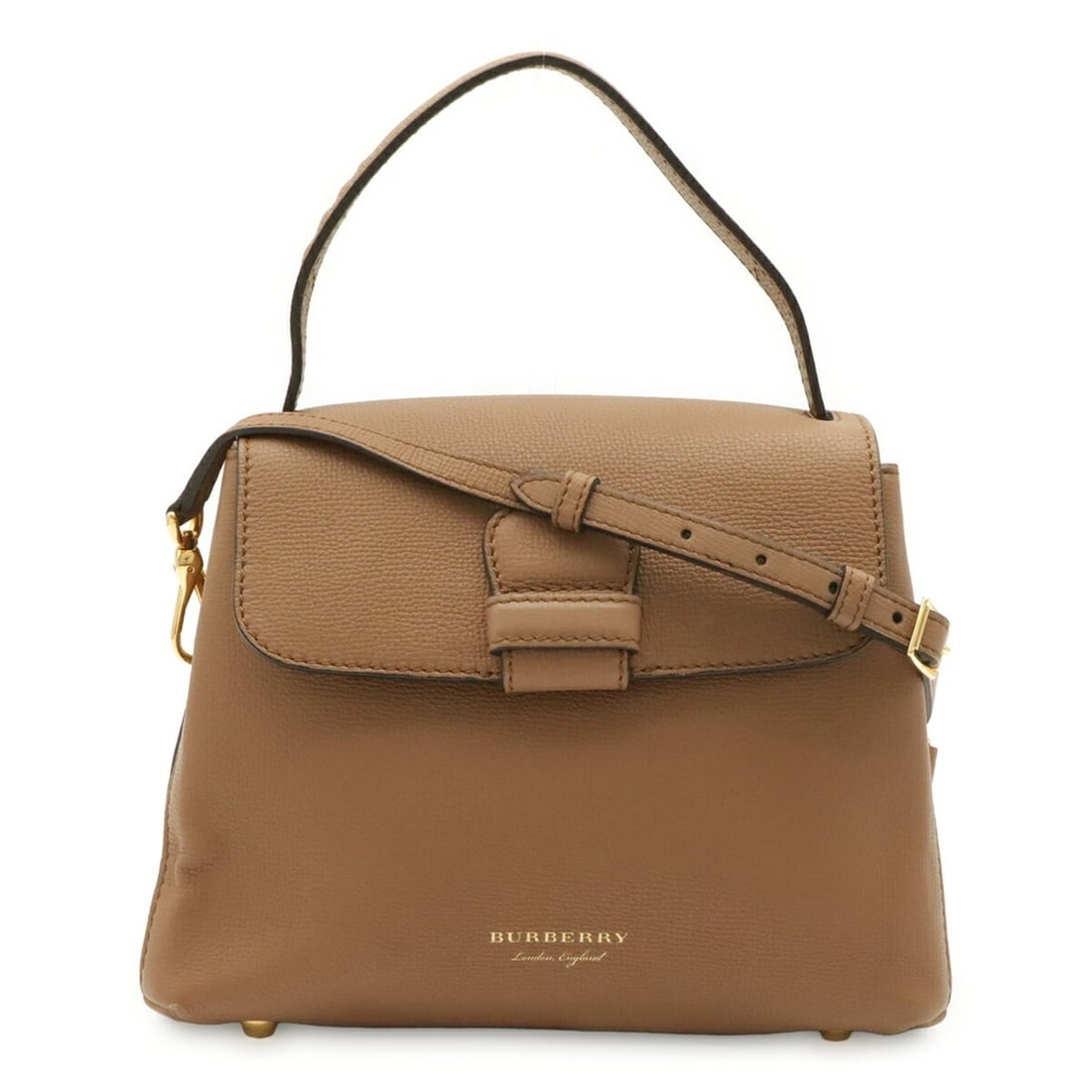 BURBERRY Burberry Canberry House Check Side Handbag Shoulder Bag Leather Dark Sand Beige: --- Catalog ---Category: SizeSize (HxWxD): 22cm x 27.5cm x 12cm / 8.66'' x 10.82'' x 4.72''Category: DesignType: Handbag, Shoulder bagColor: SandGender: WomenMaterial: Leather , Canvas Category: Gener