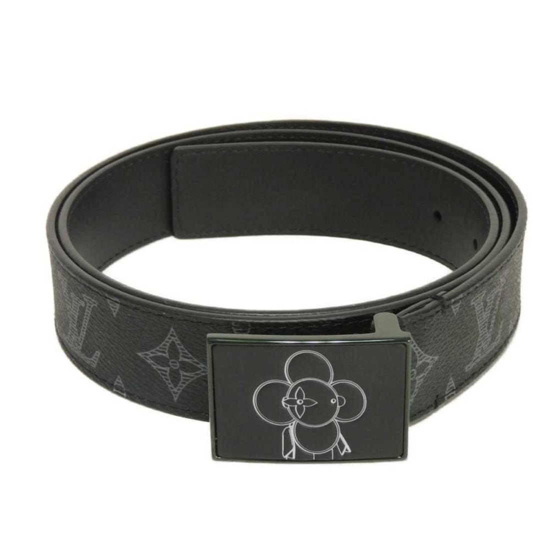 Louis Vuitton LOUIS VUITTON Belt Ceinture Metropole Vivienne 35MM Mascot Embossed LV Logo Flower: --- Catalog ---Category: SizeLength: 116cm / 45.66''Category: DesignType: Standard beltColor: Black, Monogram, NoirGender: MenMaterial (Strap): Monogram Category: GeneralMPN: M0048SBrand: Louis Vuitto