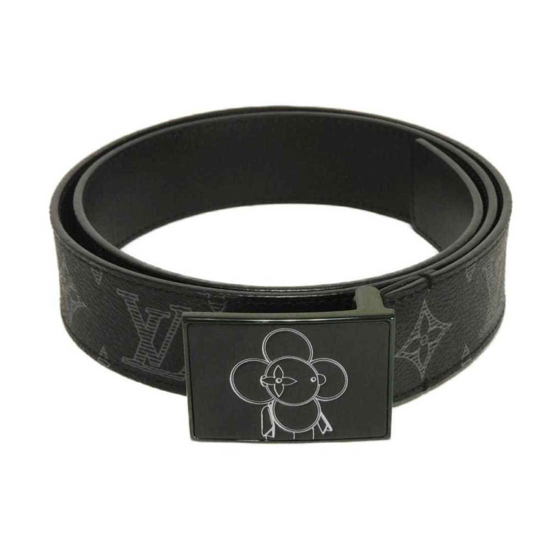 Louis Vuitton LOUIS VUITTON Belt Ceinture Metropole Vivienne 35MM Mascot Embossed LV Logo Flower: --- Catalog ---Category: SizeLength: 102cm / 40.15''Category: DesignType: Standard beltColor: Black, Monogram, NoirGender: MenMaterial (Strap): Monogram Category: GeneralMPN: M0048VBrand: Louis Vuitto