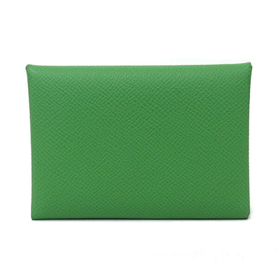 Hermes Calvi Duo Card Case/Coin Case, Veau Epsom Leather, B Stamp (2023 production), Vert Yucca: --- Catalog ---Category: DesignType: Card caseColor: GreenGender: Women,MenCategory: GeneralBrand: HermesCountry of Origin: FranceCategory: Physical PropertiesSize (HxWxD): 7.5cm x 10.5cm x 1.5cm /