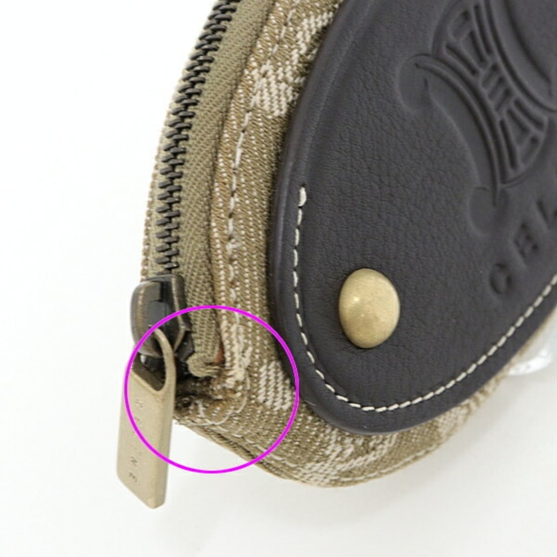Celine Macadam Coin Case Keyring - 4