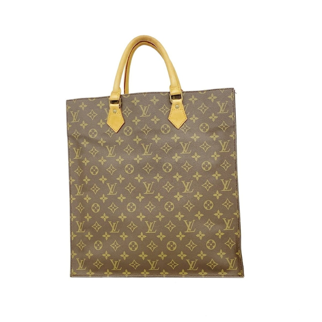 Louis Vuitton Monogram Sac Plat Tote Bag M51140 Brown Women's: --- Catalog ---Category: SizeSize (HxWxD): 38cm x 36cm x 9cm / 14.96'' x 14.17'' x 3.54''Category: DesignType: Tote bagColor: BrownGender: WomenCategory: GeneralMPN: M51140Brand: Louis Vuitton--- Item