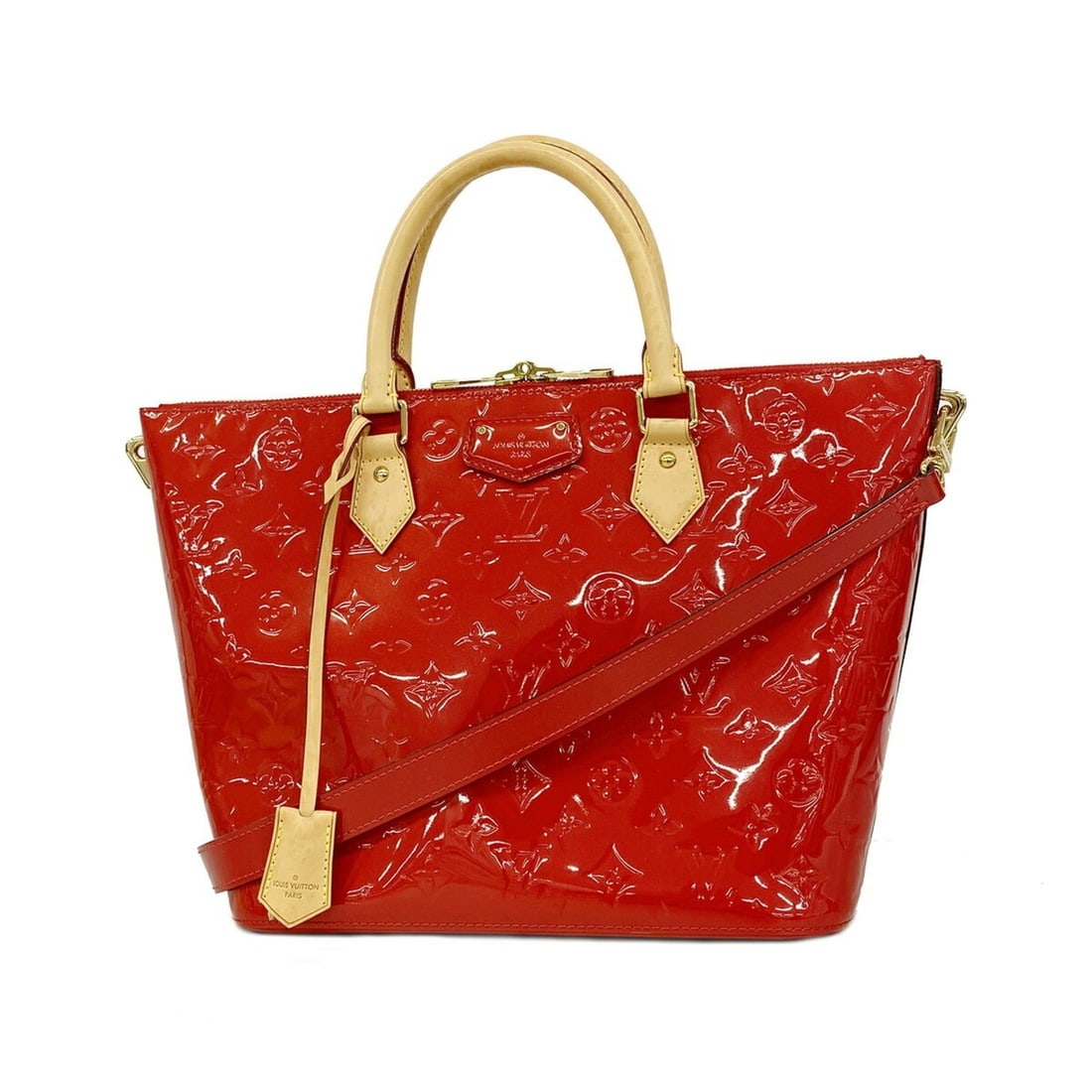 Louis Vuitton Vernis Montebello MM Handbag M90160 Cerise 2-way bag for women: --- Catalog ---Category: SizeSize (HxWxD): 25cm x 28cm x 14.5cm / 9.84'' x 11.02'' x 5.7''Category: DesignType: HandbagColor: CeriseGender: WomenCategory: GeneralMPN: M90160Brand: Louis Vuitton--- Ite