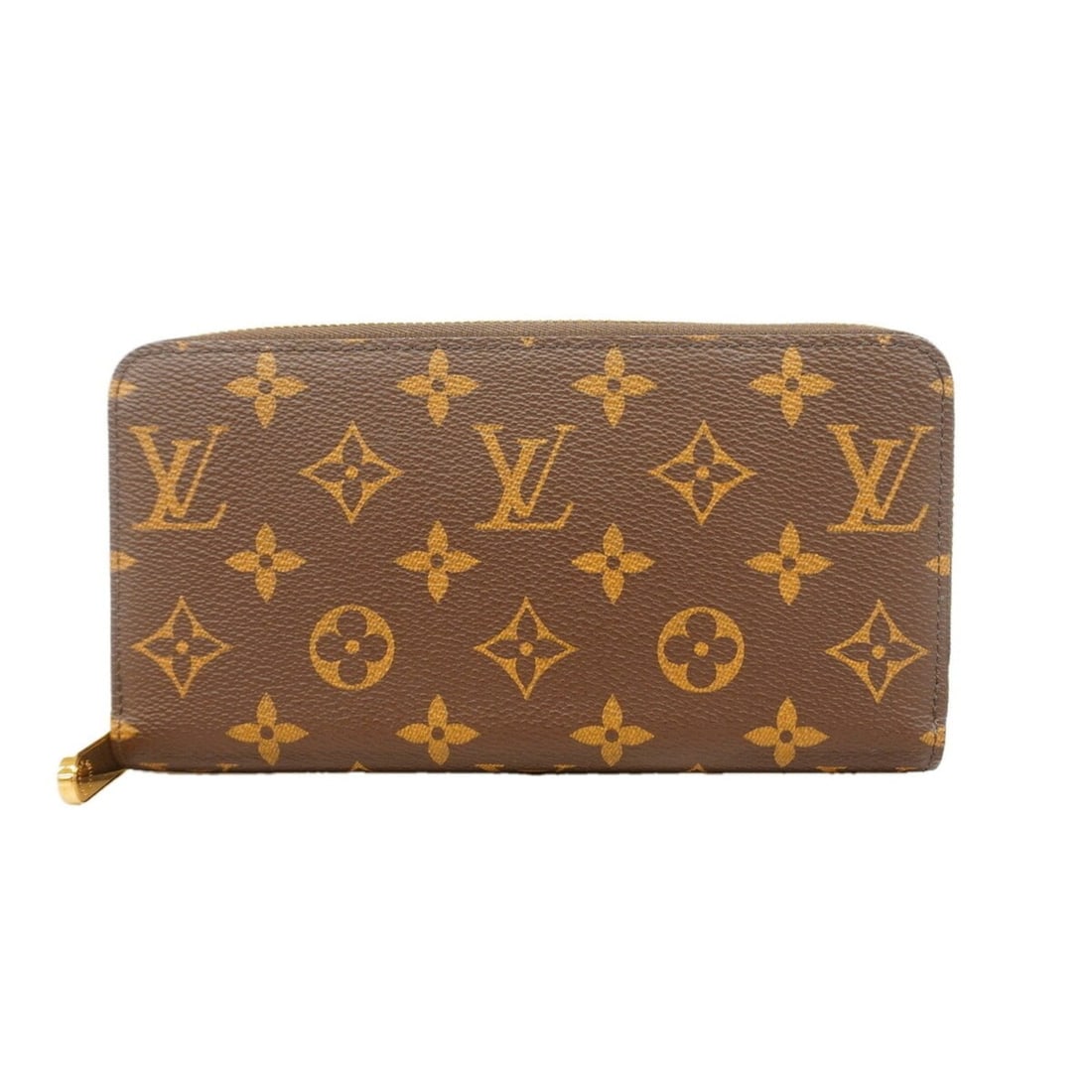 Louis Vuitton Monogram Zippy Wallet M28278 Brown Sky Blue Women's Long (1 of 7)