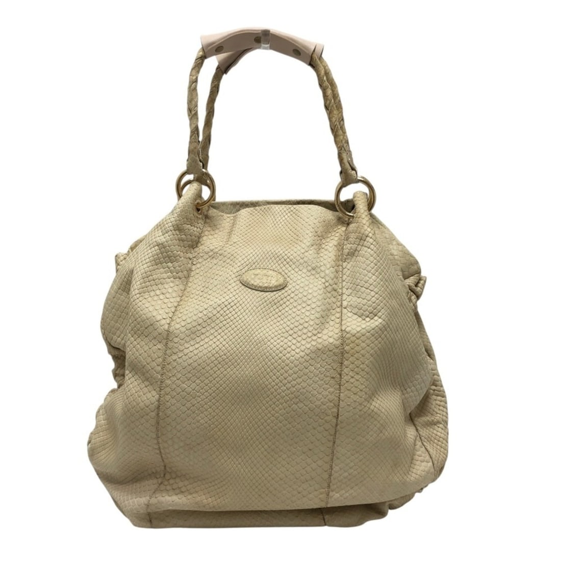 Tod's TOD’S Tod’s embossed leather handbag, shoulder bag, tote bag with handle cover, white.: --- Catalog ---Category: SizeSize (HxWxD): 31cm x 34cm x 10cm / 12.2'' x 13.38'' x 3.93''Handle Length: 45cm / 17.71''Category: DesignType: Handbag, Shoulder bag, Tote bagColor: WhiteGender: WomenClos