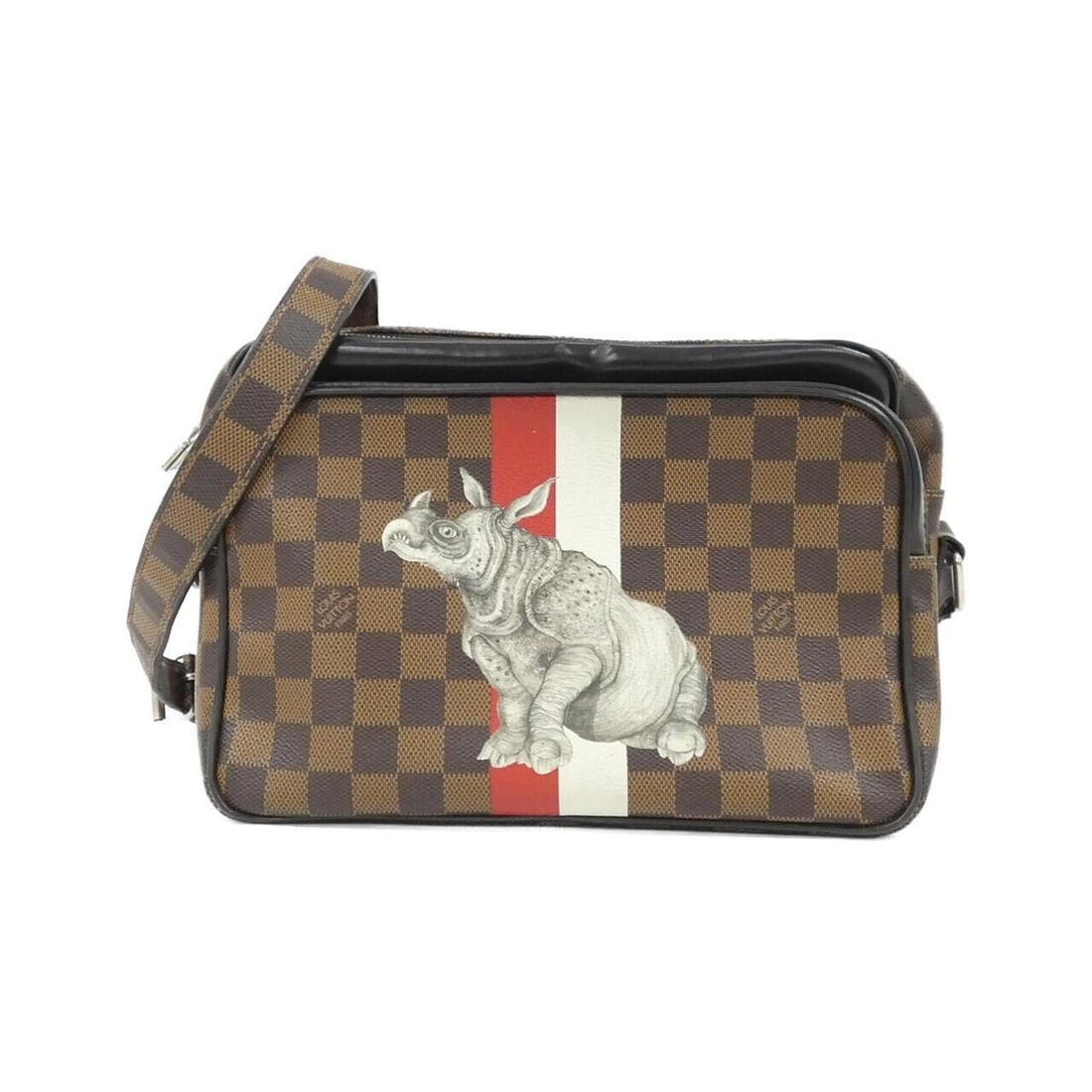 Louis Vuitton Damier (Chapman) Nile PM N42704 Shoulder Bag: --- Catalog ---Category: SizeSize (HxWxD): 20cm x 28cm x 12cm / 7.87'' x 11.02'' x 4.72''Category: DesignType: Shoulder bagColor: EbeneGender: Women,MenMaterial: Coated canvas Hardware Color: