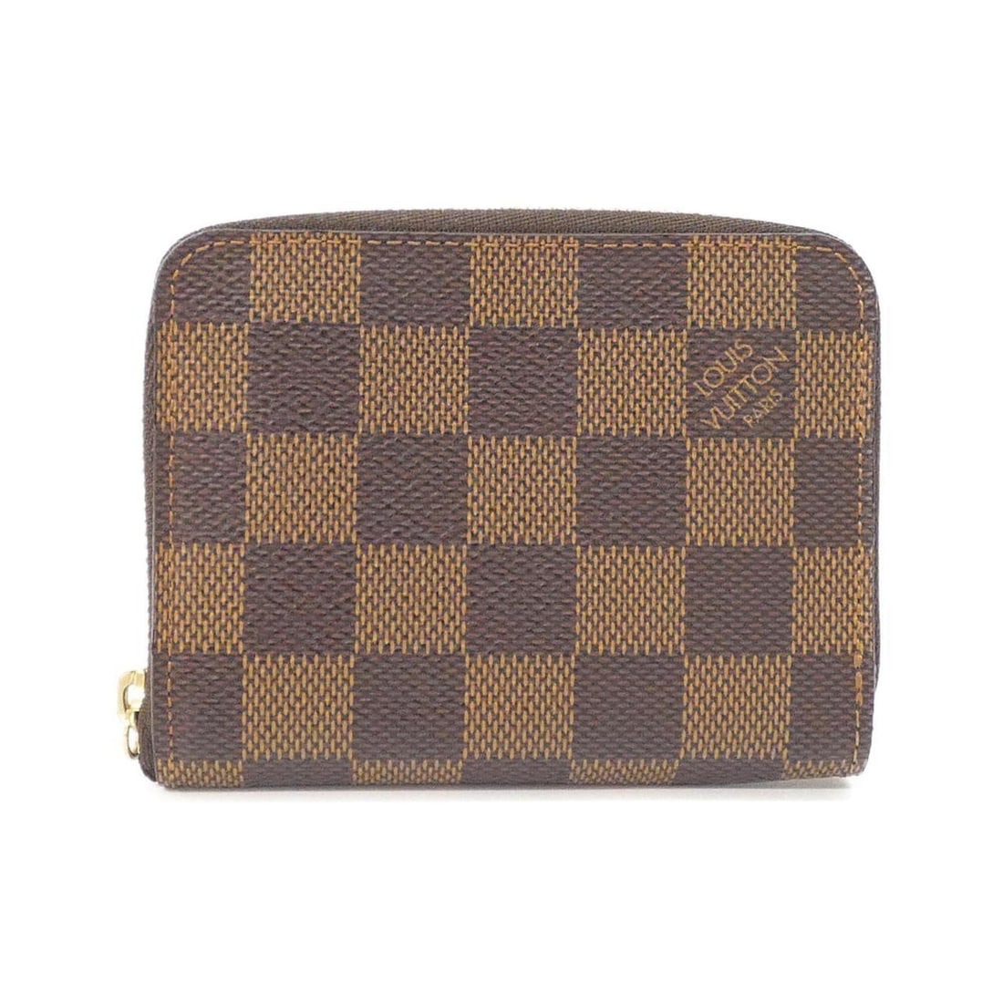 Louis Vuitton Damier Zippy Coin Purse N63070 Wallet/Coin Case: --- Catalog ---Category: SizeSize (HxWxD): 9cm x 11cm x 2cm / 3.54'' x 4.33'' x 0.78''Category: DesignType: Coin purse/coin caseColor: EbeneGender: Men,WomenMaterial: Coated canvas Category: GeneralMP