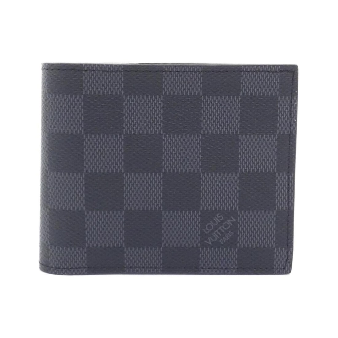 Louis Vuitton Damier Graphite Portefeuille N63336 Marco Wallet: --- Catalog ---Category: SizeSize (HxWxD): 9cm x 11cm x 2.5cm / 3.54'' x 4.33'' x 0.98''Category: DesignType: Wallet (bi-fold)Color: GraphiteGender: MenMaterial: Coated canvas Category: GeneralMPN: N6