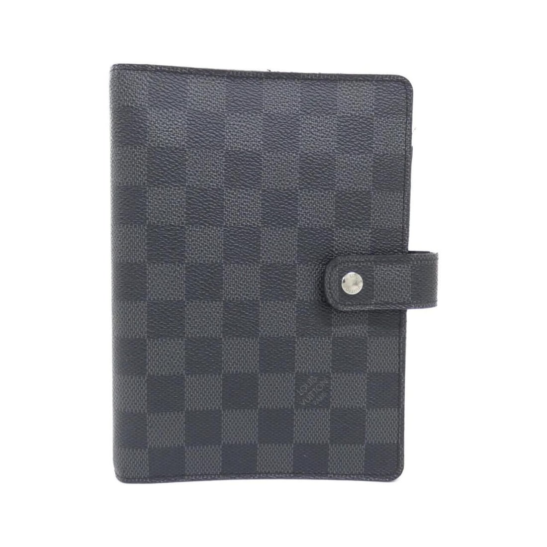 Louis Vuitton Damier Graphite Agenda MM R20242 Organizer: --- Catalog ---Category: SizeSize (HxWxD): 19cm x 14cm x 4cm / 7.48'' x 5.51'' x 1.57''Category: DesignColor: GraphiteGender: MenMaterial: Coated canvas Hardware Color: SilverCategory: GeneralMPN: