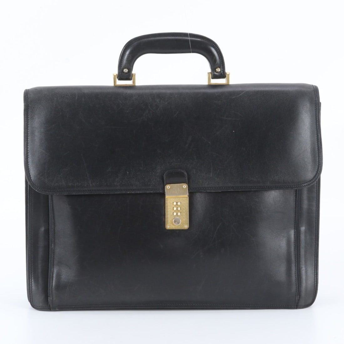 Bally Leather Business Bag Briefcase Tote Black with Gold Hardware for Men: --- Catalog ---Category: SizeSize (HxWxD): 32cm x 42cm x 6cm / 12.59'' x 16.53'' x 2.36''Handle Length: 26cm / 10.23''Category: DesignType: Briefcase, Tote bagColor: BlackGender: MenMaterial: Leather 