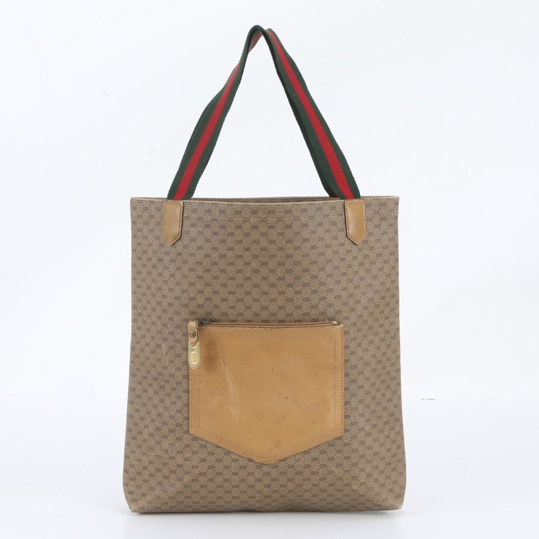 Gucci Old Micro GG Sherry Line Leather Tote Bag Shoulder Business for Men: --- Catalog ---Category: SizeSize (HxWxD): 38cm x 33cm x 6cm / 14.96'' x 12.99'' x 2.36''Category: DesignType: Shoulder bag, Tote bagColor: BrownGender: MenMaterial: Leather , Coated canvas Category: 