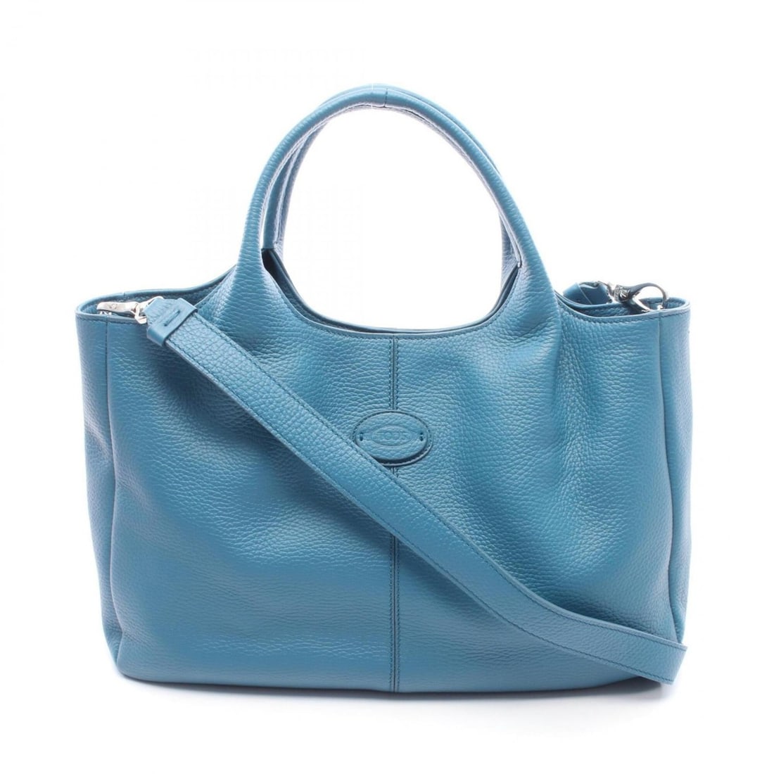TOD'S ALF SHOPPING BAG PICCOLA 2WAY Tote Bag Handbag Leather Women's Blue: --- Catalog ---Category: SizeSize (HxWxD): 25cm x 35cm x 11.5cm / 9.84'' x 13.77'' x 4.52''Category: DesignType: Handbag, Shopping bag, Tote bagColor: BlueGender: WomenMaterial: Leather Category: Gene