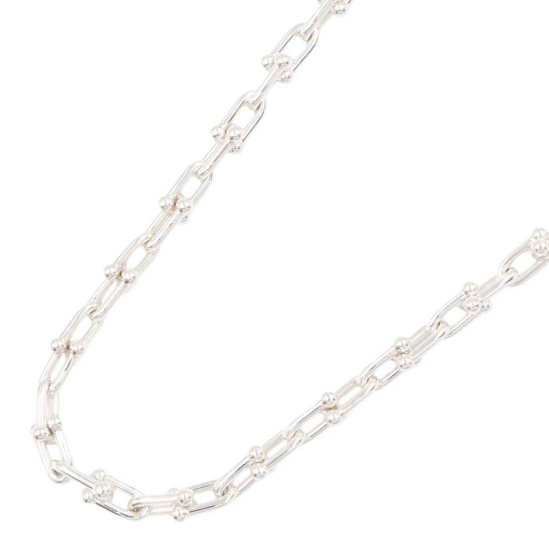 Tiffany & Co. Hardware Small Necklace, Sterling Silver 925, Women's, Tone, 60153093: --- Catalog ---Category: SizeNeck Circumference: 45 cm / 17.71''Category: DesignColor: SilverGender: WomenMaterial: Silver 925Necklace Type: NecklaceCategory: GeneralMPN: 60153093Brand: Tiffany--- Ite