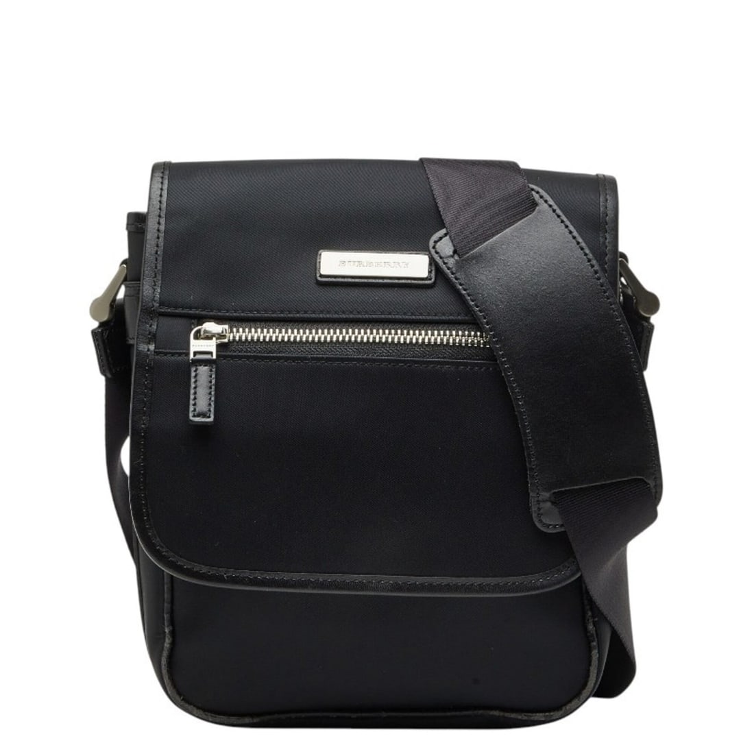 Burberry Nova Check Shoulder Bag, Crossbody Black Nylon Leather, Men's & Women's, BURBERRY: --- Catalog ---Category: SizeSize (HxWxD): 24cm x 20cm x 7cm / 9.44'' x 7.87'' x 2.75''Category: DesignType: Shoulder bagColor: BlackGender: Men,WomenMaterial: Nylon , Leather Category: GeneralBrand: 