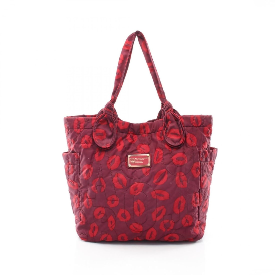 Marc by Marc Jacobs Marc by Jacobs Lip Tote Bag Handbag Nylon Women's Bordeaux/Red (1 of 17)