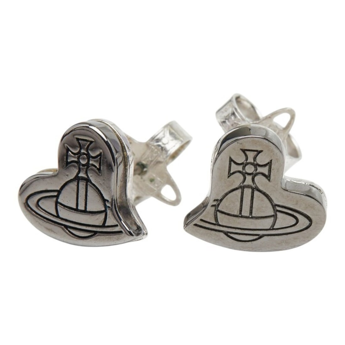 Vivienne Westwood Frida Orb Stud Earrings, Silver Metal, Women's: --- Catalog ---Category: SizeSize (HxWxD): 10.30mm x 11.30mm / 0.41'' x 0.44''Category: DesignType: Stud earringsColor: SilverGender: WomenMaterial: MetalCategory: GeneralBrand: Vivienne Westwood--- I