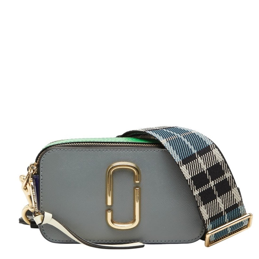 Marc Jacobs Snapshot Crossbody Shoulder Bag Camera Navy Gray Leather Canvas Women's MARC JACOBS: --- Catalog ---Category: SizeStrap Drop: 67cm / 26.37''Size (HxWxD): 10cm x 18cm x 6cm / 3.93'' x 7.08'' x 2.36''Category: DesignType: Shoulder bagColor: Gray, NavyGender: WomenClosure: ZipperMaterial