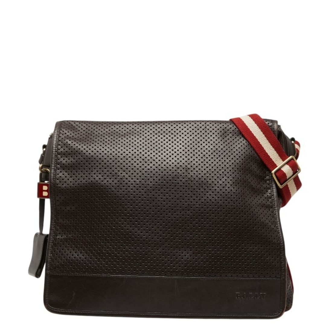 Bally Crossbody Shoulder Bag, Brown Leather, Men's BALLY: --- Catalog ---Category: SizeStrap Drop: 57cm / 22.44''Size (HxWxD): 33cm x 35cm x 10cm / 12.99'' x 13.77'' x 3.93''Category: DesignType: Shoulder bagColor: BrownGender: MenClosure: FlapMaterial: Leat