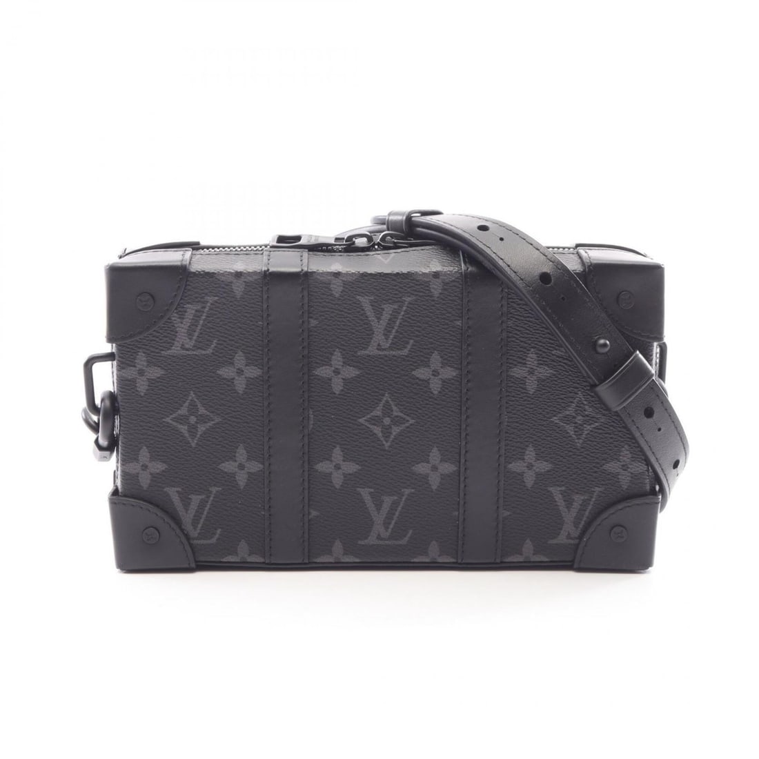 Louis Vuitton Soft Trunk Wallet Shoulder Bag Handbag, Coated Canvas Leather, Monogram Eclipse,: --- Catalog ---Category: SizeSize (HxWxD): 12.5cm x 22.5cm x 5cm / 4.92'' x 8.85'' x 1.96''Category: DesignType: Handbag, Shoulder bagColor: BlackGender: MenMaterial: Monogram Eclipse , Coated canvas 