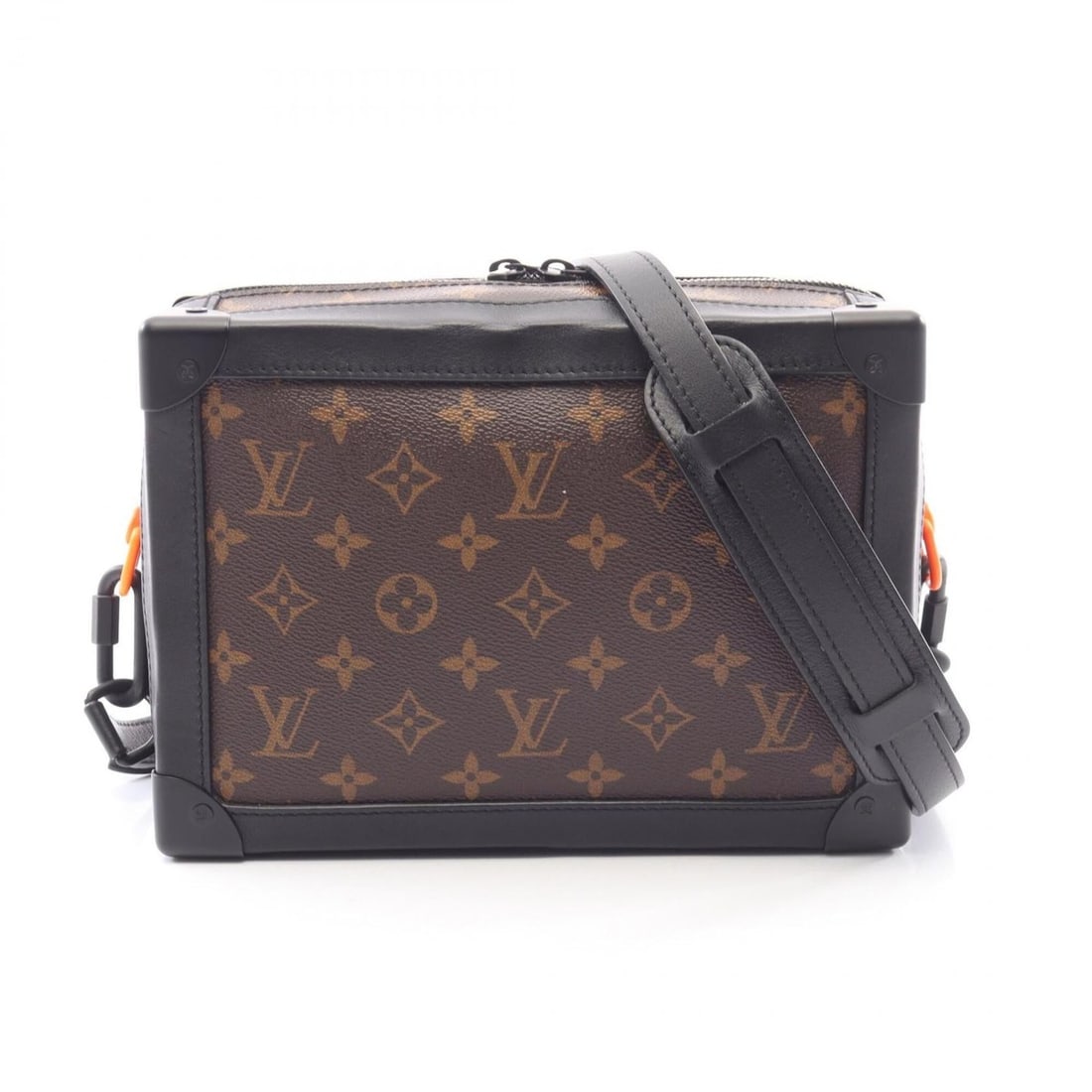 Louis Vuitton Soft Trunk Monogram Solar Ray Shoulder Bag Handbag Coated Canvas Leather Men's Brown: --- Catalog ---Category: SizeSize (HxWxD): 17.5cm x 24cm x 9.5cm / 6.88'' x 9.44'' x 3.74''Category: DesignType: Handbag, Shoulder bagColor: BrownGender: MenMaterial: Coated canvas , Leather Category: