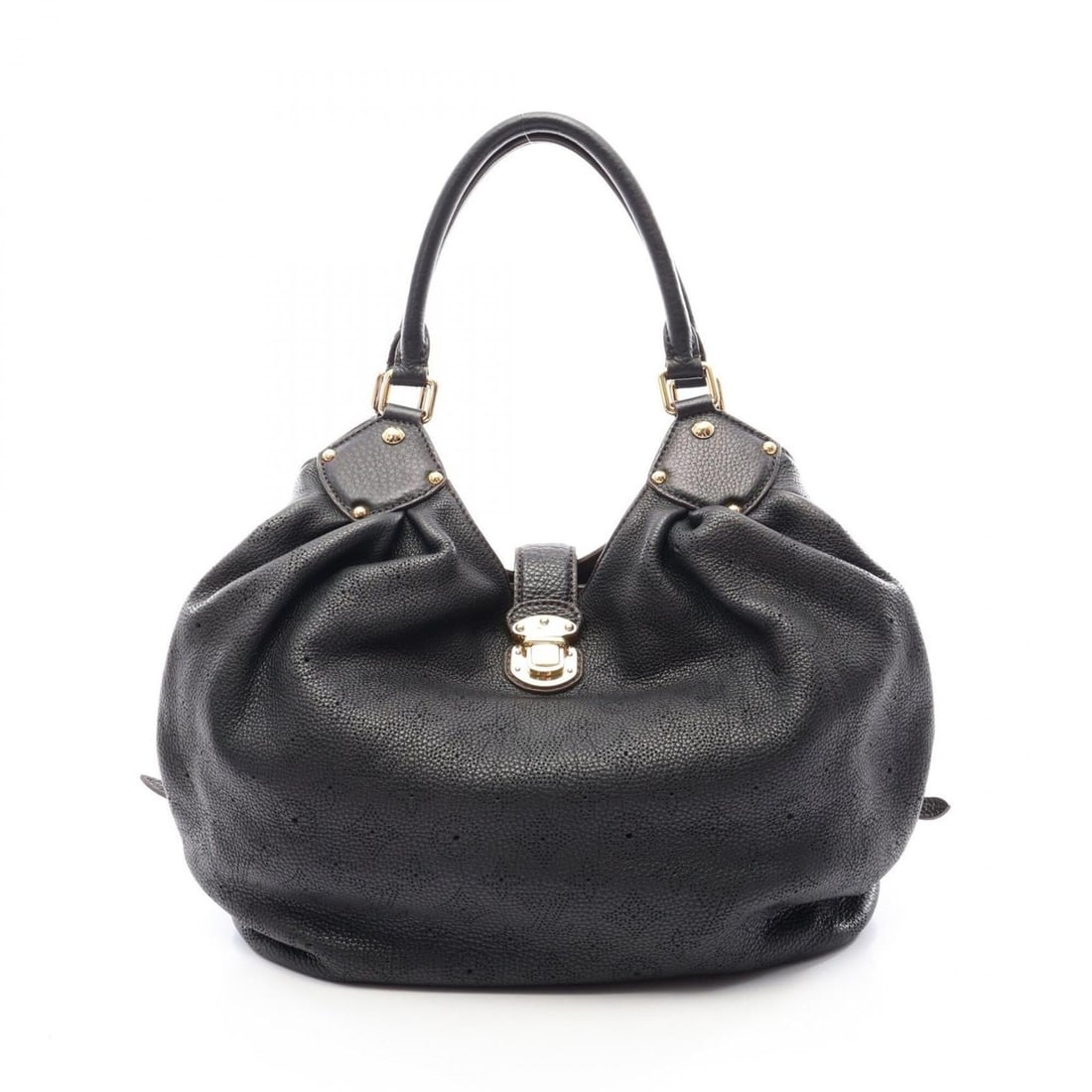 Louis Vuitton Mahina L Shoulder Bag Handbag Leather Women's Black M95765: --- Catalog ---Category: SizeSize (HxWxD): 27cm x 34cm x 16cm / 10.62'' x 13.38'' x 6.29''Category: DesignType: Handbag, Shoulder bagColor: Black, NoirGender: WomenMaterial: Leather Category: GeneralM