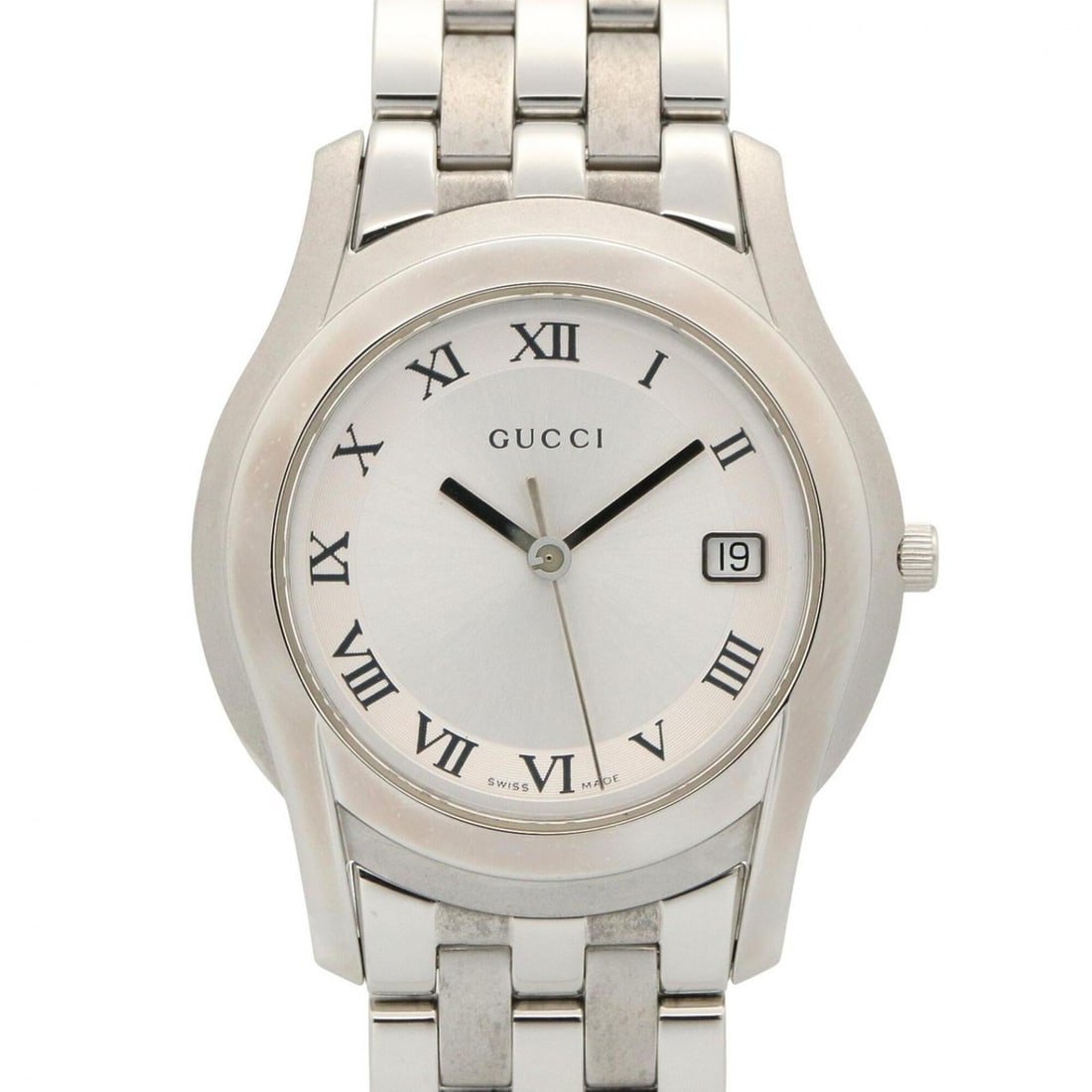 Gucci G-Class watch, stainless steel, men's, silver tone, 5500M (1 of 16)