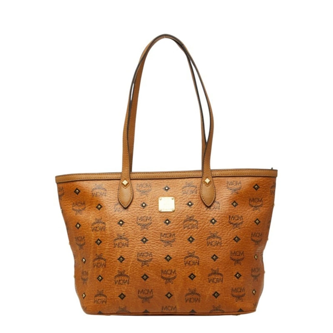 MCM Visetos Logogram Tote Bag Shoulder Brown Leather Women's: --- Catalog ---Category: SizeHandle Drop: 22.00cm / 8.66''Size (HxWxD): 22cm x 38cm x 12.5cm / 8.66'' x 14.96'' x 4.92''Category: DesignType: Shoulder bag, Tote bagColor: BrownGender: WomenClosure: Zi