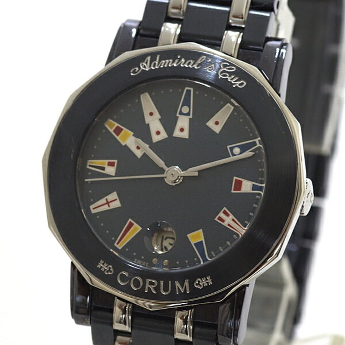 CORUM Admiral's Cup Ladies' Watch 39.230.30.V585 Navy Dial Quartz (1 of 14)