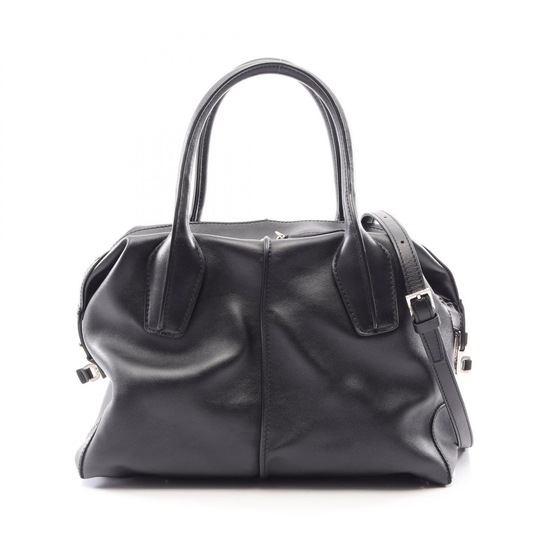 TOD'S D-Styling 2-Way Handbag, Leather, Women's, Black: --- Catalog ---Category: SizeSize (HxWxD): 23cm x 33cm x 15cm / 9.05'' x 12.99'' x 5.9''Category: DesignType: HandbagColor: BlackGender: WomenMaterial: Leather Category: GeneralBrand: Tod's--- Item Li