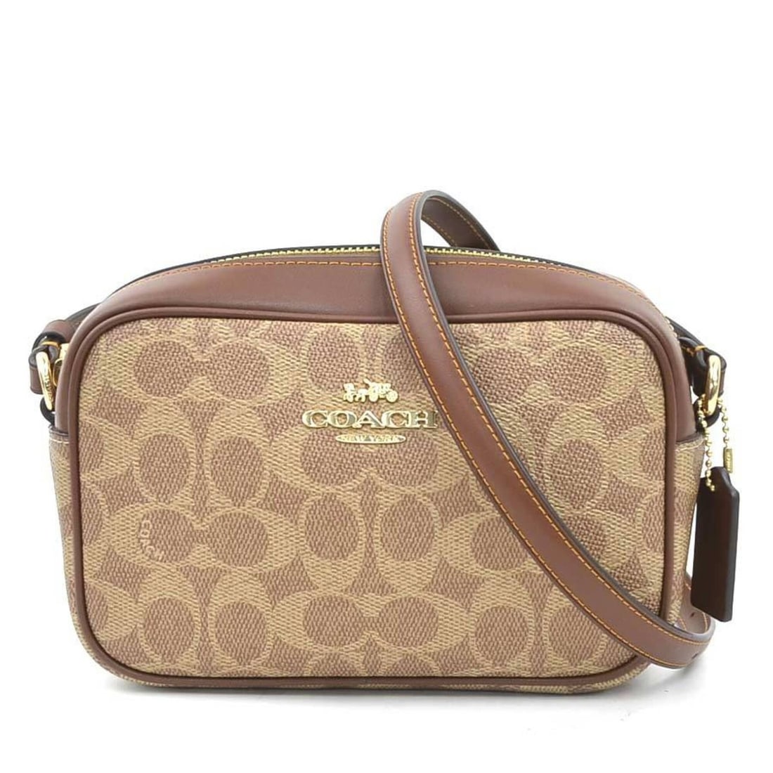 Coach COACH Shoulder Bag Signature Leather Brown Women's r11190k: --- Catalog ---Category: SizeSize (HxWxD): 12.5cm x 19cm x 6cm / 4.92'' x 7.48'' x 2.36''Category: DesignType: Shoulder bagColor: BrownGender: WomenMaterial: Leather Category: GeneralBrand: Coach--- I