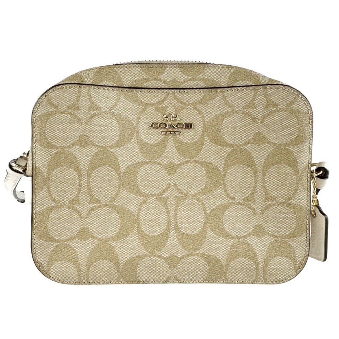Coach COACH Shoulder Bag Signature Leather Beige Ivory Women's z9514: --- Catalog ---Category: SizeSize (HxWxD): 13cm x 18cm x 5cm / 5.11'' x 7.08'' x 1.96''Category: DesignType: Shoulder bagColor: Beige, IvoryGender: WomenMaterial: Leather Category: GeneralBrand: Coach