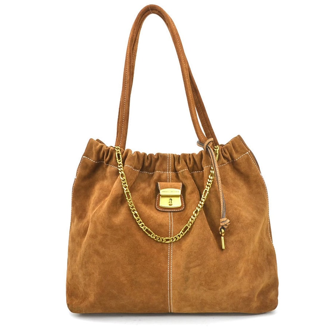 Marc Jacobs handbag, suede, brown, women's, h32242k: --- Catalog ---Category: SizeSize (HxWxD): 31cm x 35cm x 12cm / 12.2'' x 13.77'' x 4.72''Category: DesignType: HandbagColor: BrownGender: WomenMaterial: Suede Category: GeneralBrand: Marc Jacobs--- It