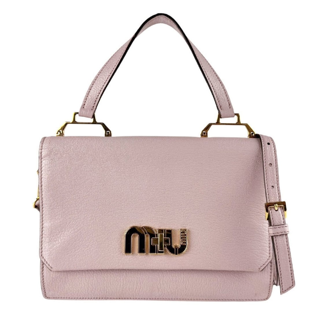 Miu Miu Miu handbag/shoulder bag, leather, light pink/gold, women's, z9646: --- Catalog ---Category: SizeSize (HxWxD): 19cm x 26cm x 6cm / 7.48'' x 10.23'' x 2.36''Category: DesignType: Handbag, Shoulder bagColor: Light pinkGender: WomenMaterial: Leather Category: GeneralBran
