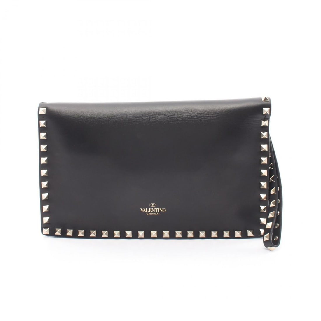 Valentino Rockstud Clutch Bag Handbag Leather Women's Black ZW2B0399NBD: --- Catalog ---Category: SizeSize (HxWxD): 16cm x 28cm x 2cm / 6.29'' x 11.02'' x 0.78''Category: DesignType: Clutch bagColor: BlackGender: WomenMaterial: Leather Category: GeneralMPN: ZW2B0399NBDBran