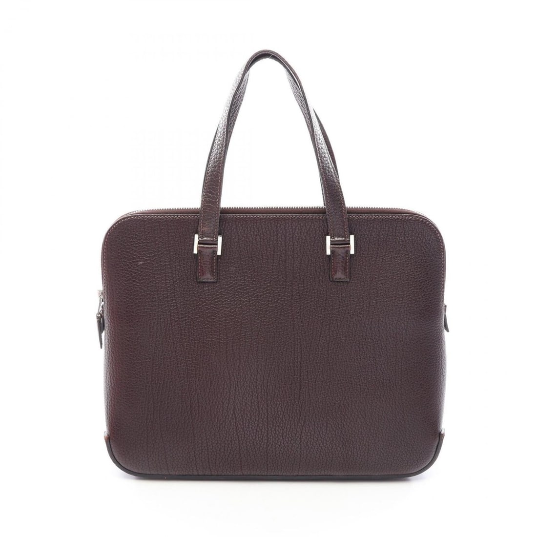 Hermes Escapada Ebene Handbag, Togo Leather, Women's, Brown: --- Catalog ---Category: SizeSize (HxWxD): 25cm x 31cm x 9cm / 9.84'' x 12.2'' x 3.54''Category: DesignType: HandbagColor: BrownGender: WomenMaterial: Togo leather Category: GeneralBrand: Hermes--- It
