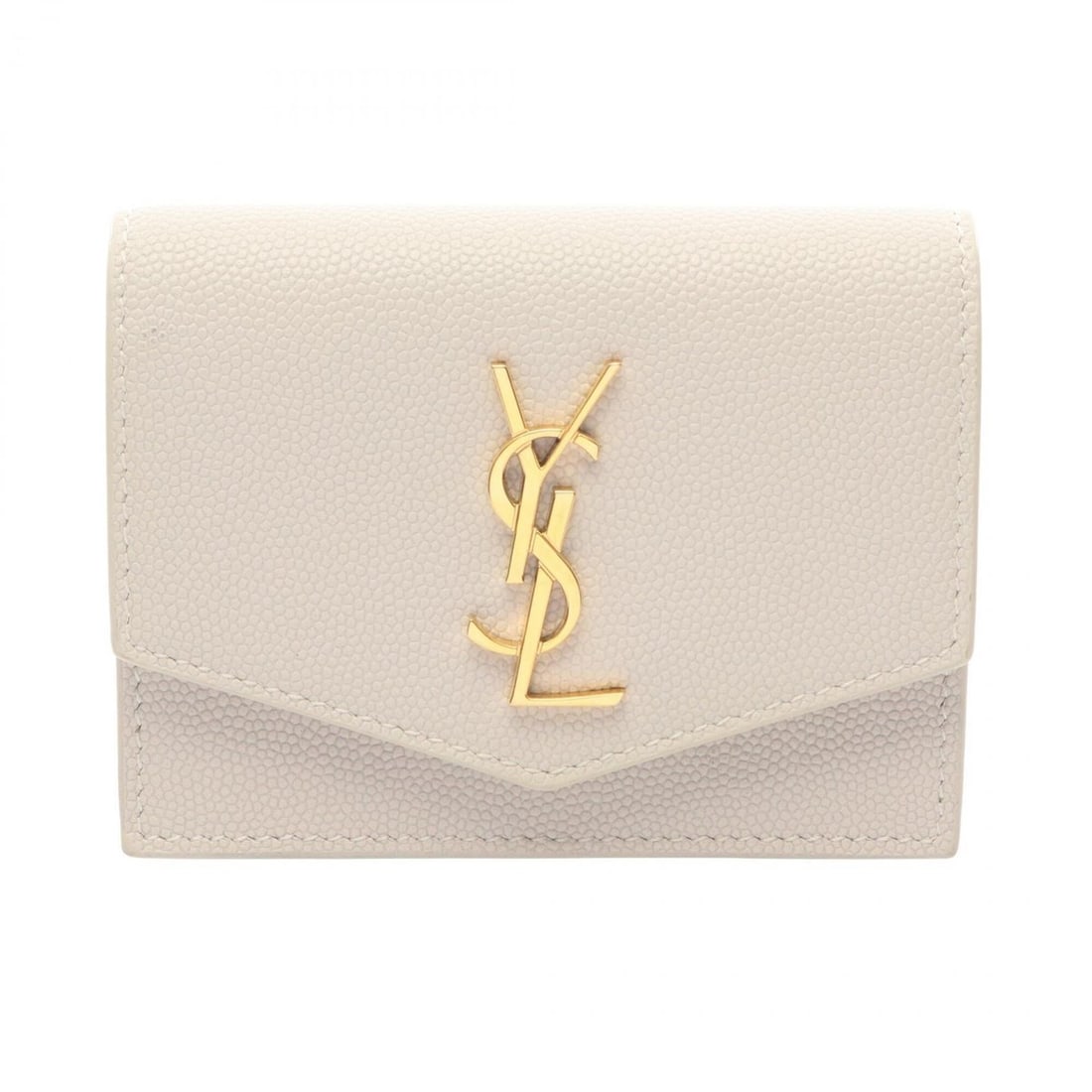 Yves Saint Laurent Saint Laurent Paris Uptown Business Card Holder/Card Case, Leather, Women's, (1 of 9)