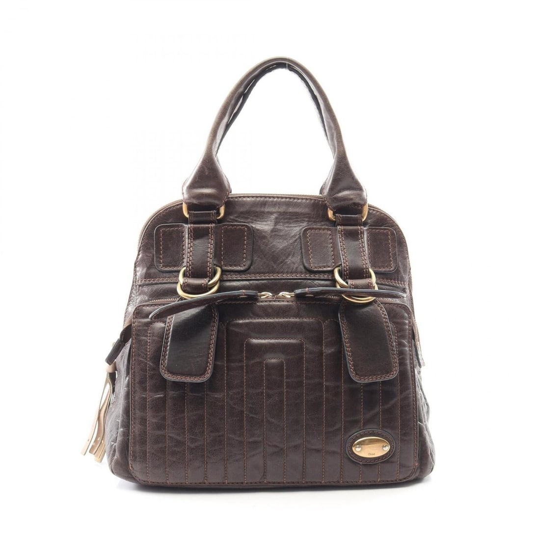 Chloé Chloe Bay Handbag, Leather Women's, Brown (1 of 9)