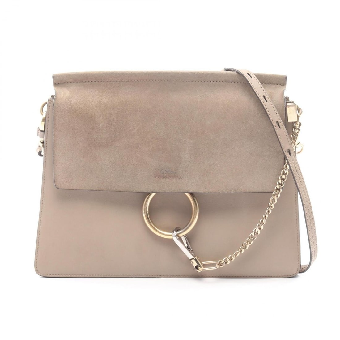 Chloé Chloe Faye Shoulder Bag, Handbag, Suede Leather, Women's, Beige: --- Catalog ---Category: SizeSize (HxWxD): 24cm x 32cm / 9.44'' x 12.59''Category: DesignType: Handbag, Shoulder bagColor: BeigeGender: WomenMaterial: Suede , Leather Category: GeneralBrand: Chloé---