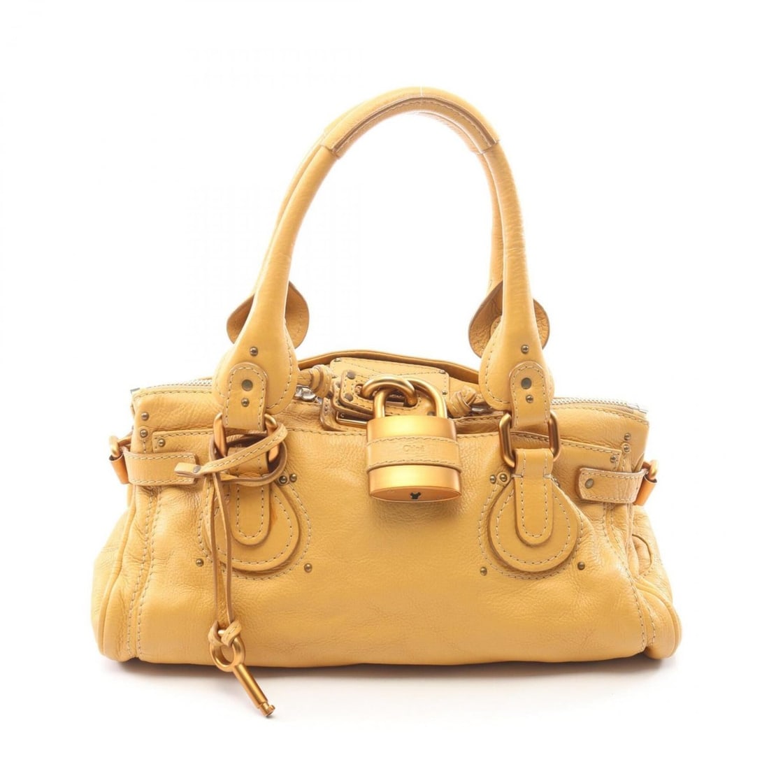 Chloé Chloe Paddington Handbag, Leather, Women's, Brown, 6ESA02: --- Catalog ---Category: SizeSize (HxWxD): 20cm x 35cm x 19cm / 7.87'' x 13.77'' x 7.48''Category: DesignType: HandbagColor: BrownGender: WomenMaterial: Leather Category: GeneralMPN: 6ESA02Brand: Chlo