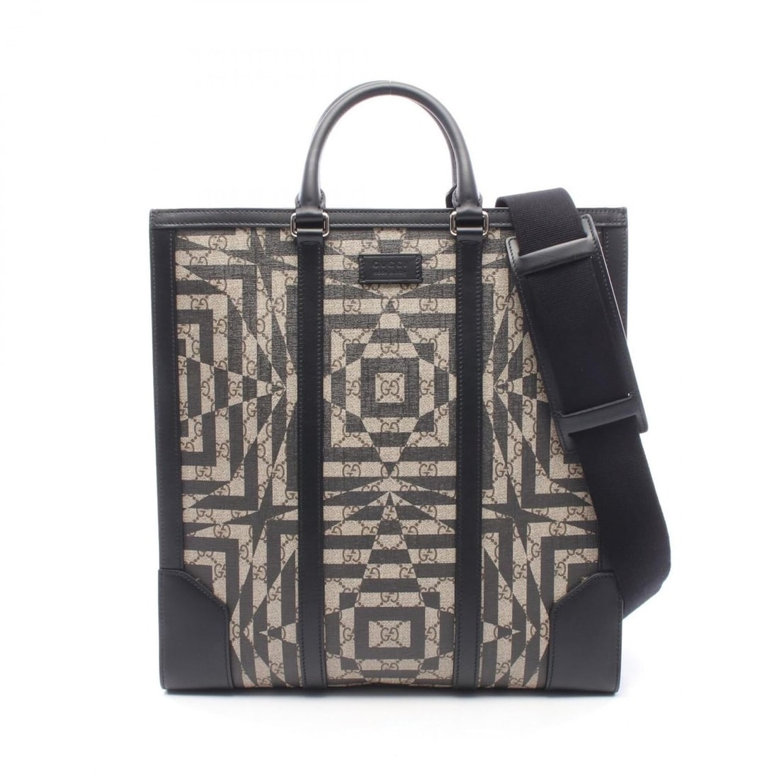 Gucci GG Kaleido 2-Way Tote Bag/Handbag, Coated Canvas and Leather, Men's/Women's, Beige, Brown, (1 of 20)