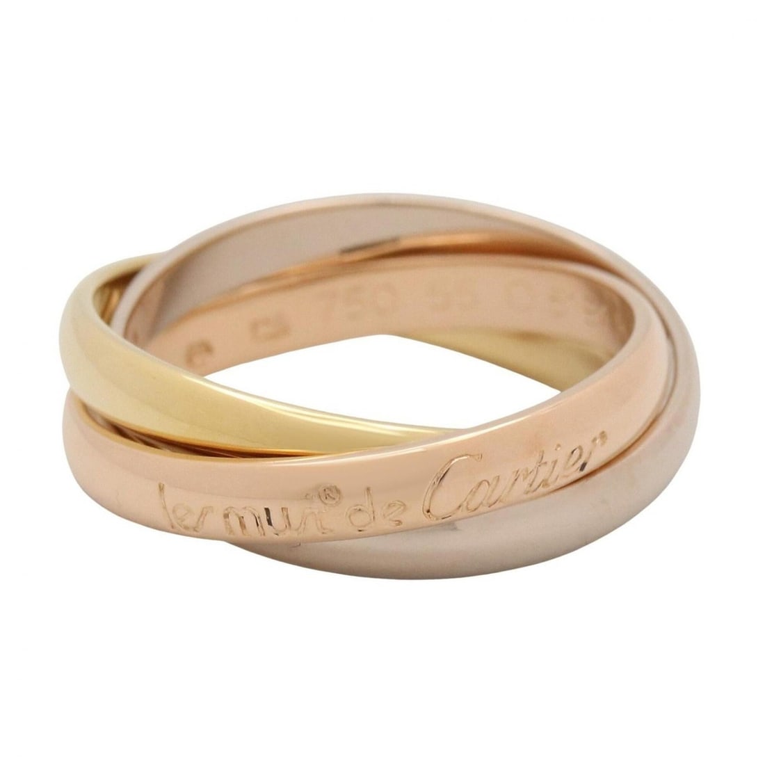 Cartier Trinity Ring - Ring/Finger Jewelry 18K (Yellow Gold), 18KWG (White 18KPG (Pink Gold): --- Catalog ---Category: SizeJP Size: 14.5US Size: 7Category: DesignType: Band ringColor: Gold, SilverGender: Men,WomenMaterial: Pink gold (18K), White gold (18K), Yellow gold (18K)Category: GeneralBr