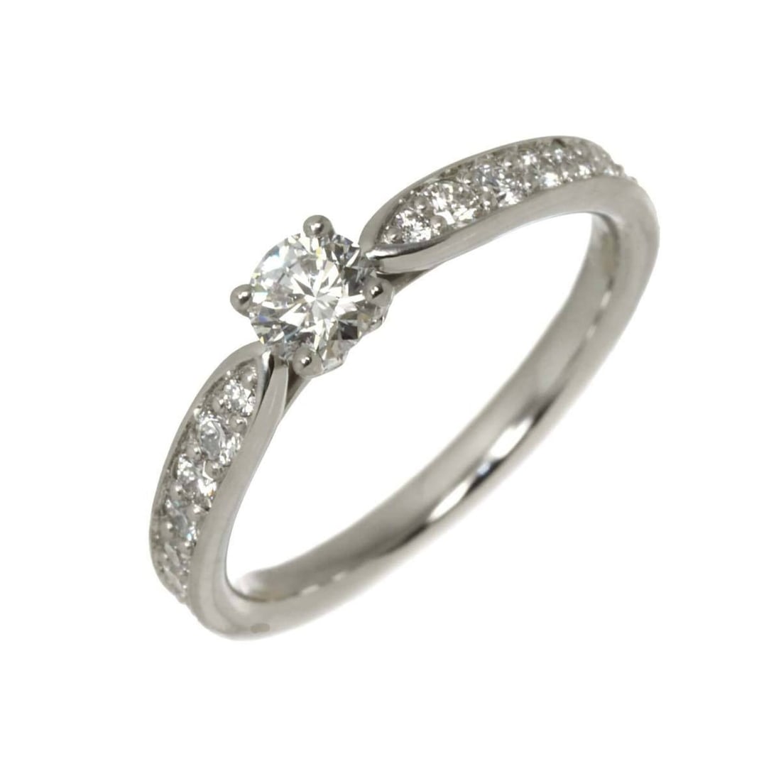 Tiffany & Co. Harmony Diamond Ring, 0.20ct F VS1 3EX Platinum Ring: --- Catalog ---Category: SizeJP Size: 5.5US Size: 3.5Category: DesignType: Band ringGender: WomenMaterial: Platinum 950Category: GeneralBrand: Tiffany--- Item List ---Section: ConditionRanking: Rank S