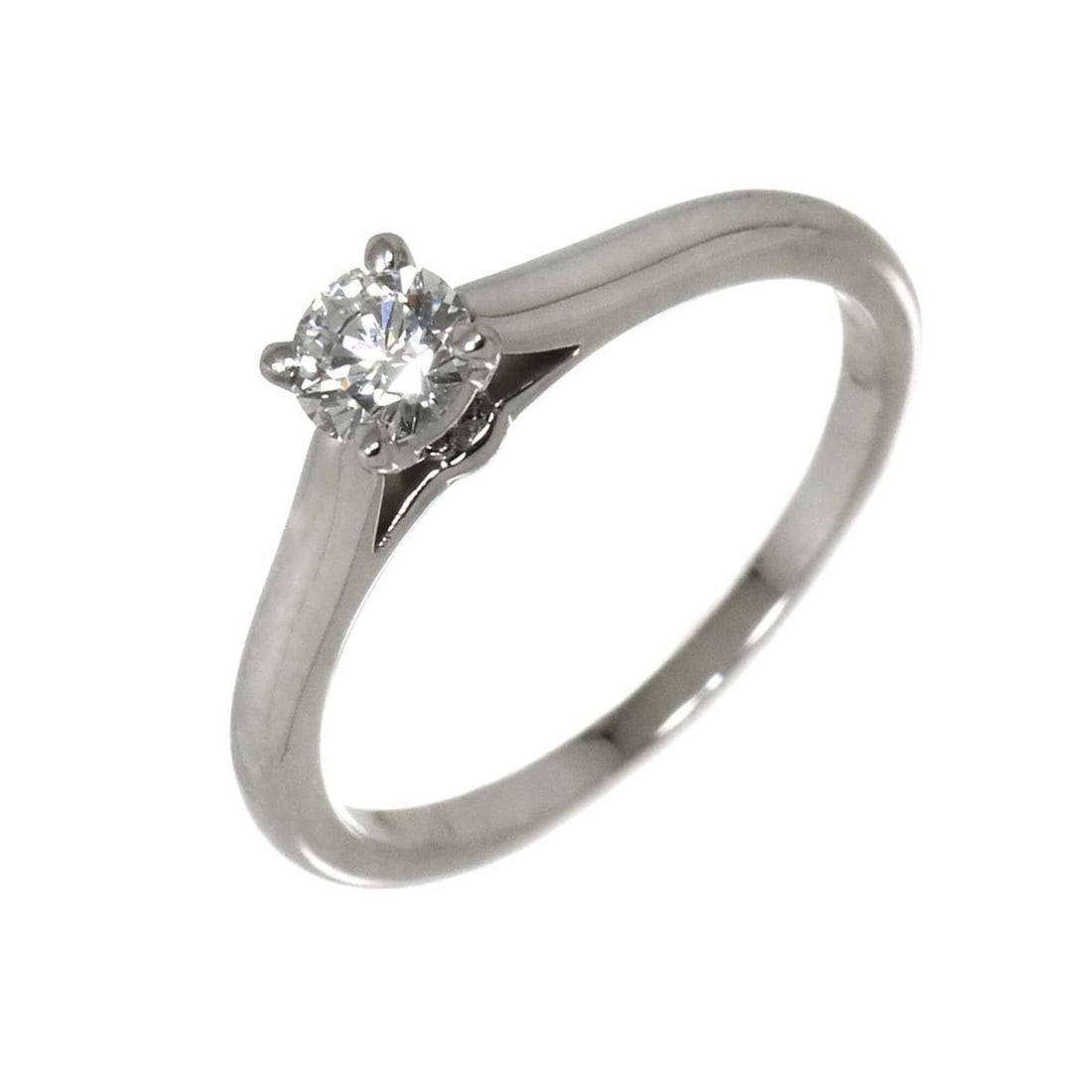 Cartier Solitaire Diamond Ring, 0.24ct, D VVS2, 3EX, Size 48, Platinum.: --- Catalog ---Category: SizeUS Size: 4.5Brand Size: 48Category: DesignType: Band ringGender: WomenMaterial: Platinum 950Category: GeneralBrand: Cartier--- Item List ---Section: ConditionRanking: Rank