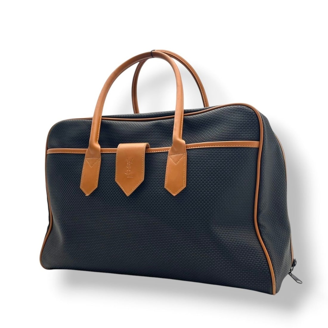 Yves Saint Laurent YSL Boston Bag Handbag Leather Black Camel Brown Men's Women's S20: --- Catalog ---Category: SizeSize (HxWxD): 29cm x 42cm x 20cm / 11.41'' x 16.53'' x 7.87''Category: DesignType: Boston bag, HandbagColor: Black, BrownGender: Men,WomenMaterial: PVC , Leather Category: