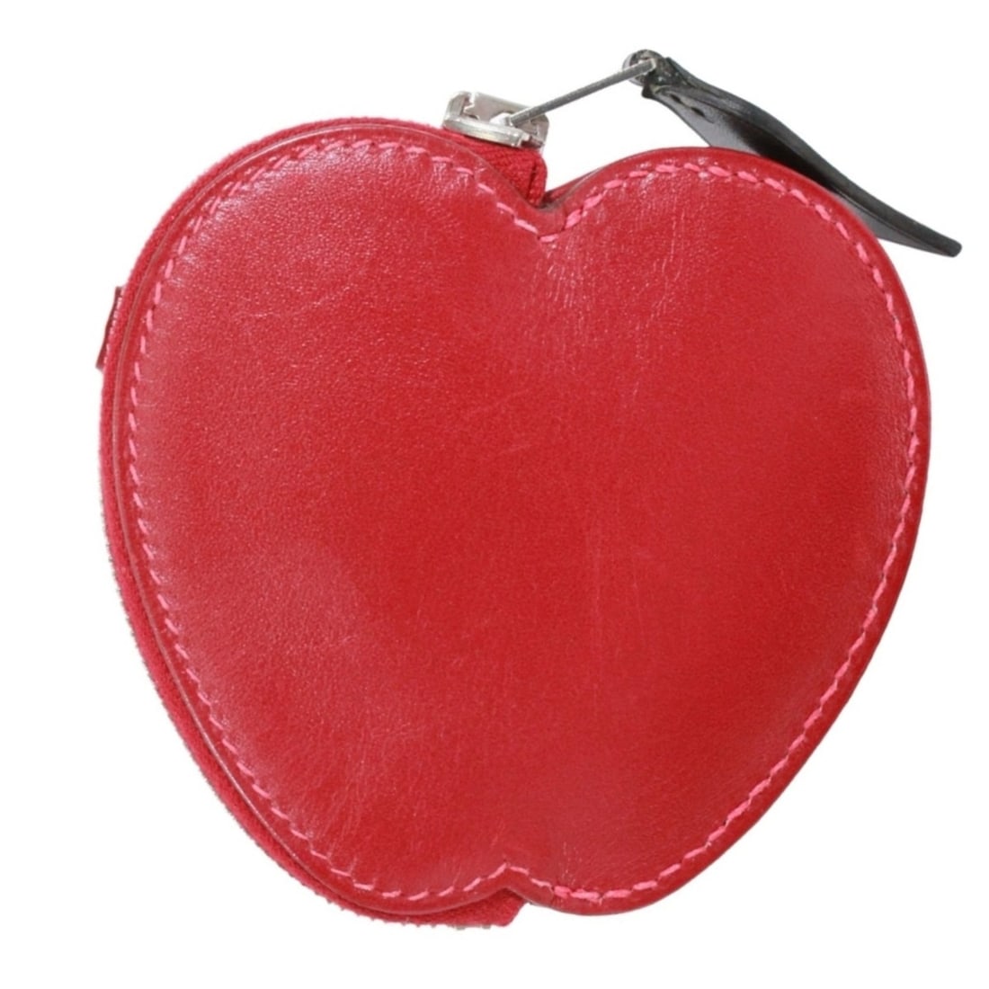 HERMES Tutti Frutti Wallet/Coin Case, Box Calf Leather, Red, Women's: --- Catalog ---Category: SizeSize (HxWxD): 8cm x 8cm x 5.00mm / 3.14'' x 3.14'' x 0.19''Category: DesignType: Coin purse/coin caseColor: Red colorGender: WomenMaterial: Box calf leather Category: Gene